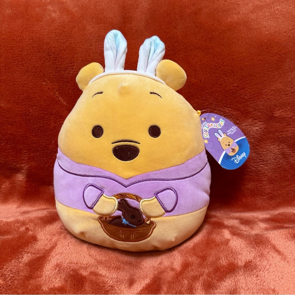 SQUISHMALLOWS x Winnie the Pooh Easter Plush 8in NWT